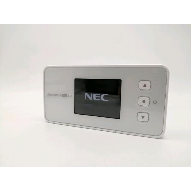中古】NEC au 【SIMフリー】 Speed Wi-Fi 5G X12 NAR03 アイスホワイト