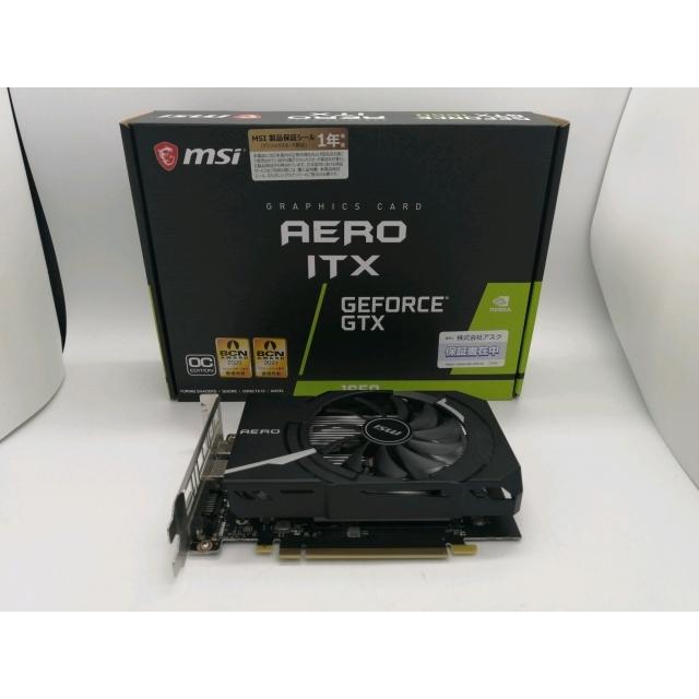 中古】MSI GeForce GTX 1650 D6 AERO ITX J OC GTX1650/4GB(GDDR6)/PCI