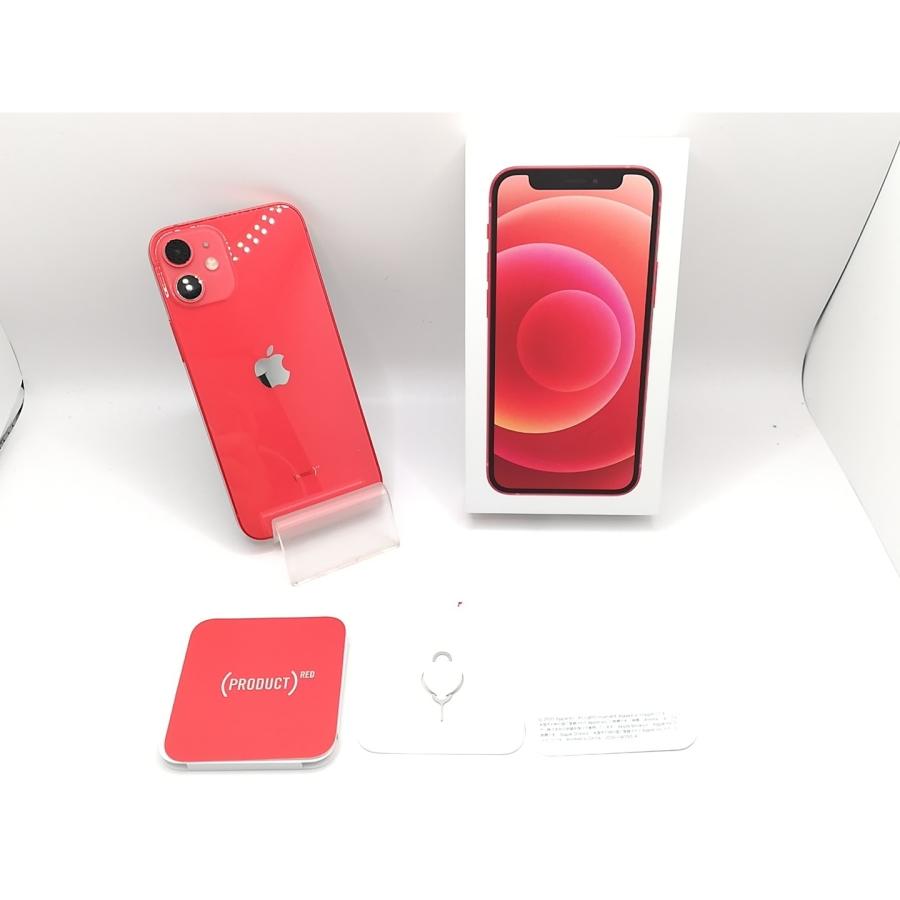 iPhone12 mini 128GB レッド au SIMロック解除済 iPhone 12 mini 【中古】Apple au 【SIMロック解除済み】 128GB