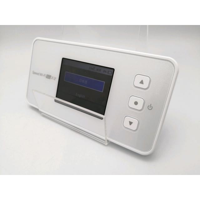 中古】NEC au 【SIMフリー】 Speed Wi-Fi 5G X12 NAR03 アイスホワイト