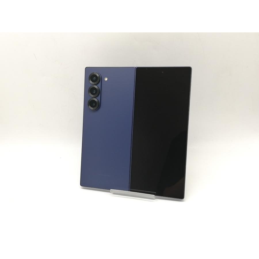 中古】SAMSUNG au 【SIMフリー】 Galaxy Z Fold6 ネイビー 12GB 256GB