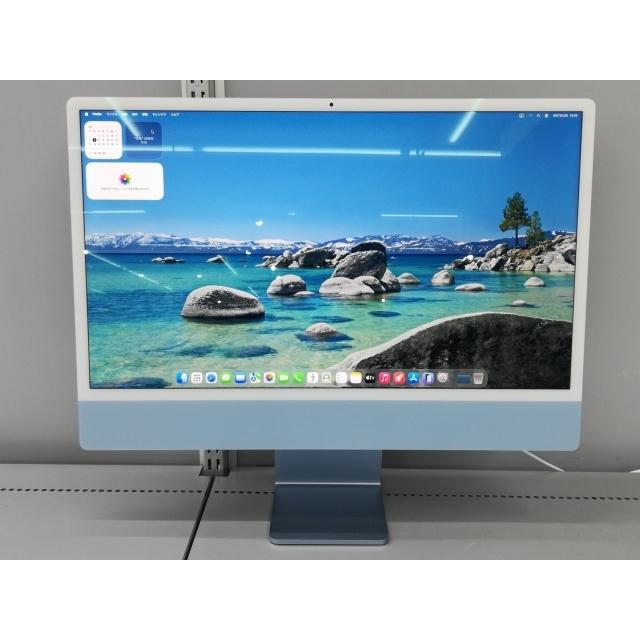 中古】Apple iMac 24インチ CTO (M1・2021) ブルー M1(CPU:8C/GPU:7C
