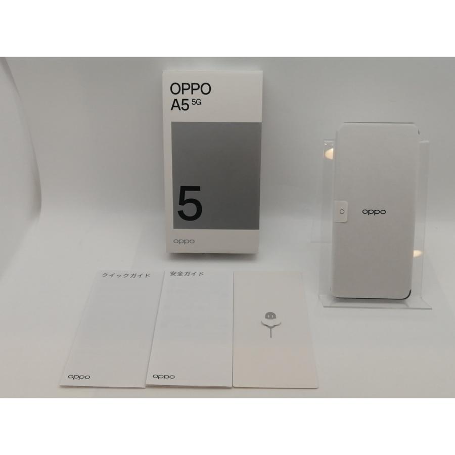 未使用】Oppo au 【SIMフリー】 OPPO A5 5G 4GB 128GB ホワイト OPG06