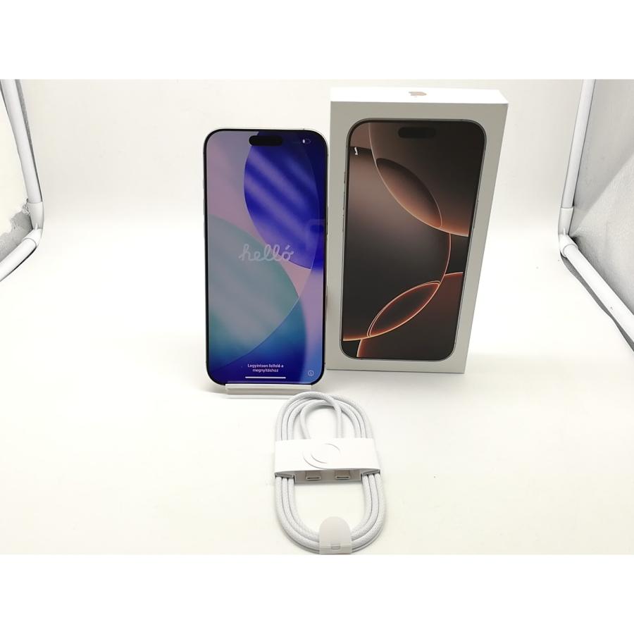 中古】Apple docomo 【SIMフリー】 iPhone 16 Pro Max 1TB デザート
