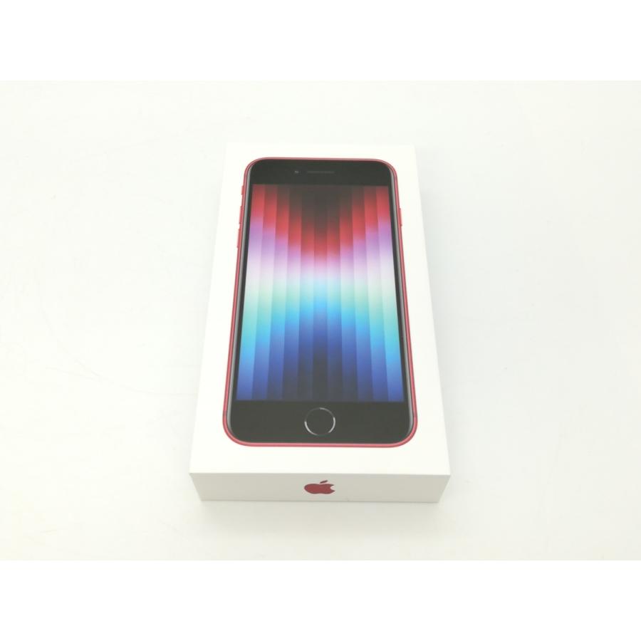 【未使用】Apple iPhone SE（第3世代） 64GB (PRODUCT)RED （国内版SIMロックフリー）  MMYE3J/A【ECセンター】保証期間６ヶ月