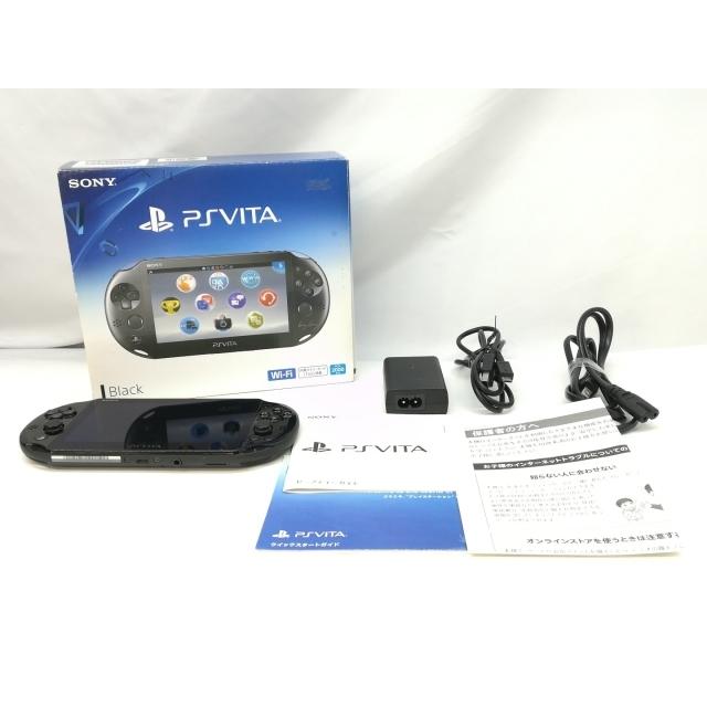 中古】SONY PlayStation VITA Wi-Fiモデル ブラック PCH-2000 ZA11  