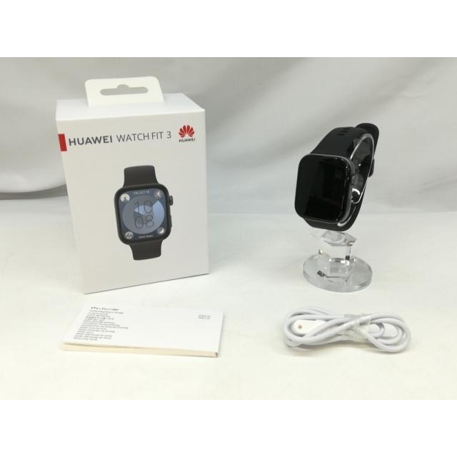 中古】Huawei HUAWEI WATCH FIT 3 ブラック【道玄坂】保証期間1ヶ月 
