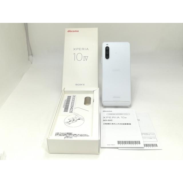 Xperia 10 IV docomo　ホワイト　中古 Xperia 新品 docomo SONY 10 IV SO-52Cホワイト SIMロック解除済 SIM