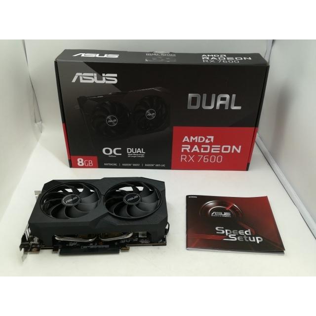 中古】ASUS DUAL-RX7600-O8G-V2 RX7600/8GB(GDDR6)【札幌】保証期間1
