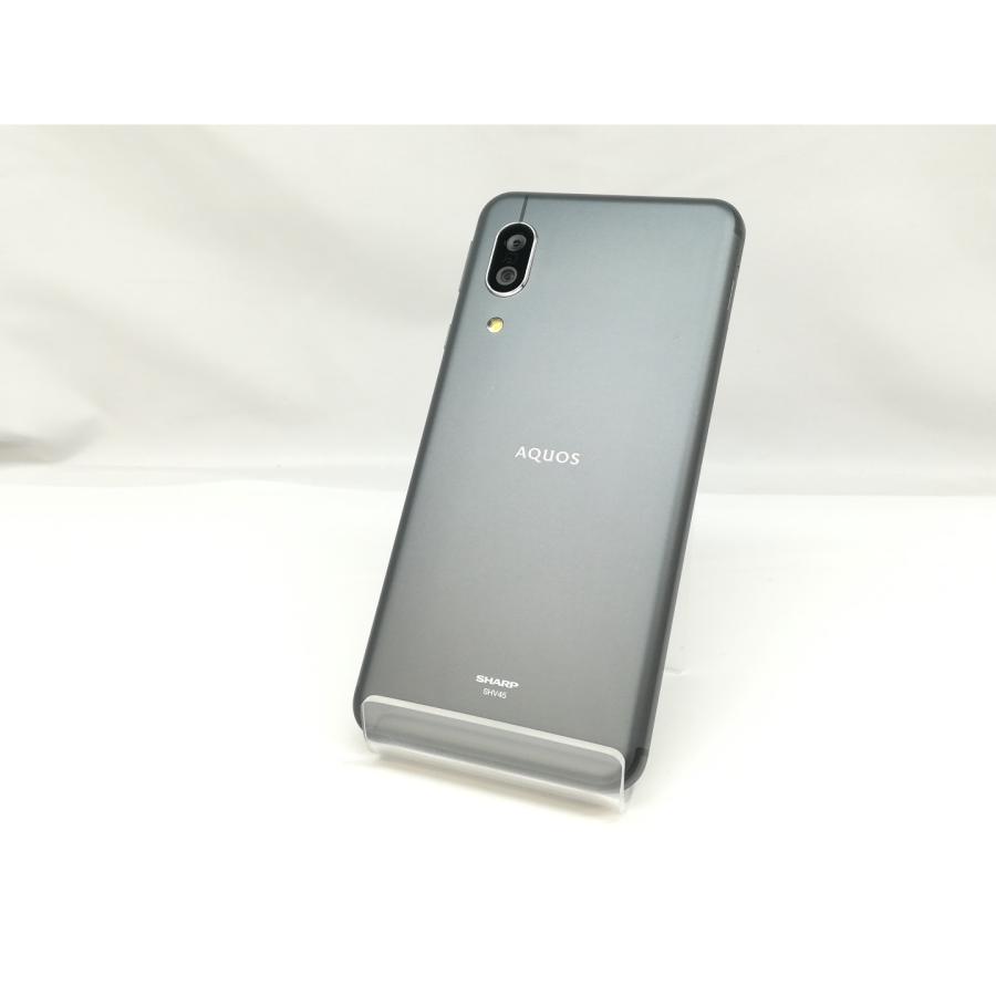中古】SHARP au 【SIMロック解除済み】 AQUOS sense3 ブラック 4GB 