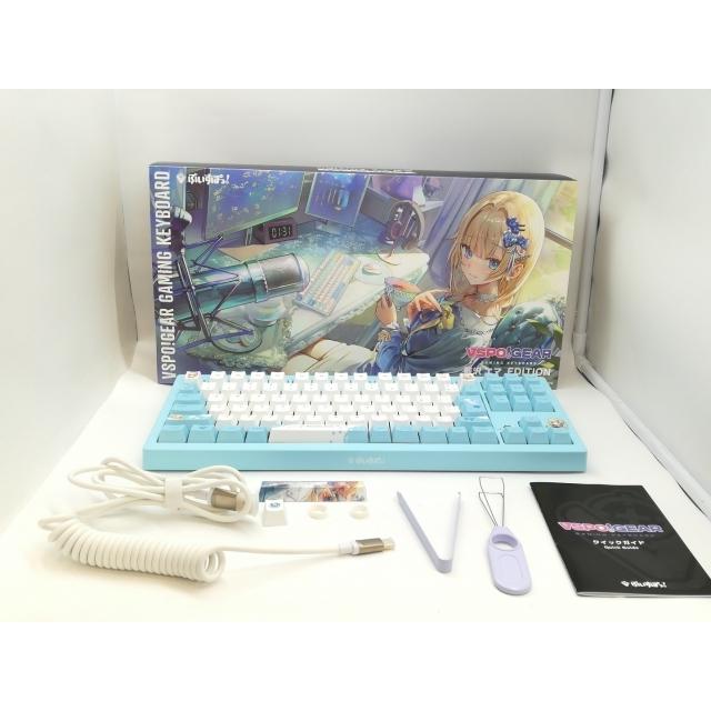 中古】N/B VSPO! GEAR ゲーミングキーボード 藍沢エマ【札幌】保証期間