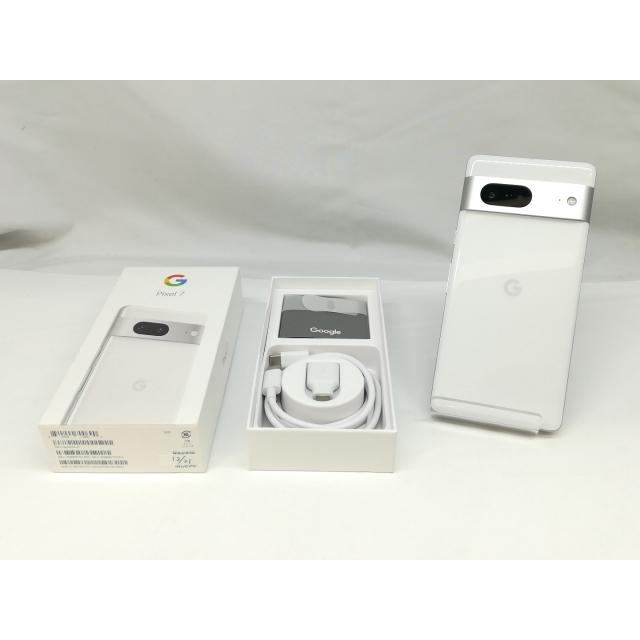 中古】Google au 【SIMフリー】 Pixel 7 スノー 8GB 128GB G03Z5【札幌