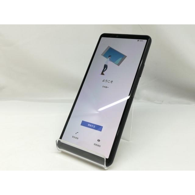 中古】SONY au 【SIMロック解除済み】 Xperia 10 III ブラック
