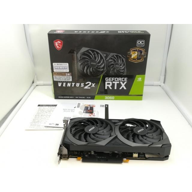 中古】MSI GeForce RTX 3060 VENTUS 2X 12G OC RTX3060/12GB(GDDR6