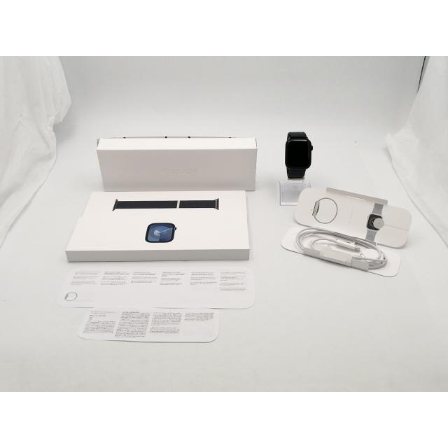 【中古】Apple Watch Series9 45mm Cellular ミッドナイトアルミニウムケース/ミッドナイトスポーツループ MRMF3J/A【ECセンター】保証期間１ヶ月【ランクB】の画像