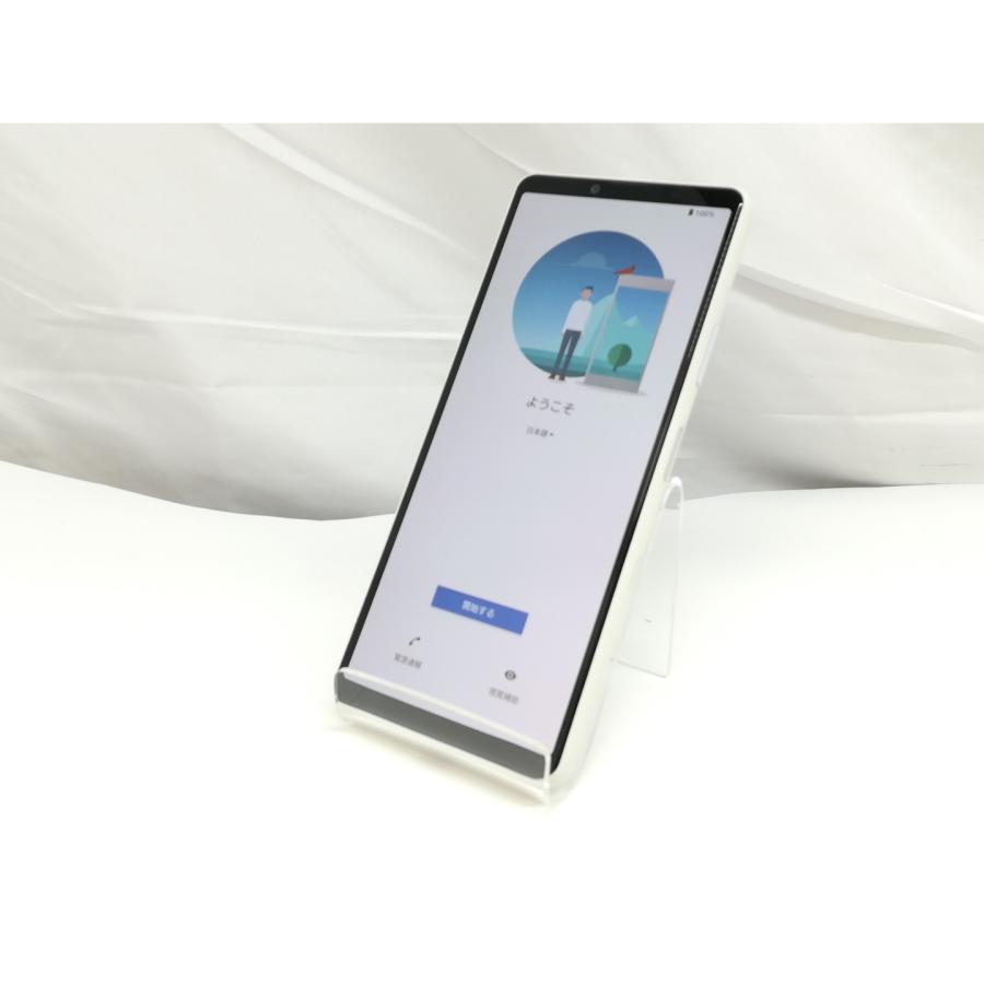 SONY - 新品未使用 SIMフリー解除済 Xperia 10 III ホワイト 中古】SONY au 【SIMロック解除済み】 Xperia 10 III ホワイト
