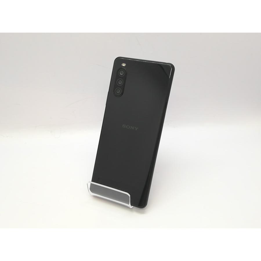 中古】SONY au 【SIMロック解除済み】 Xperia 10 II ブラック 4GB 64GB