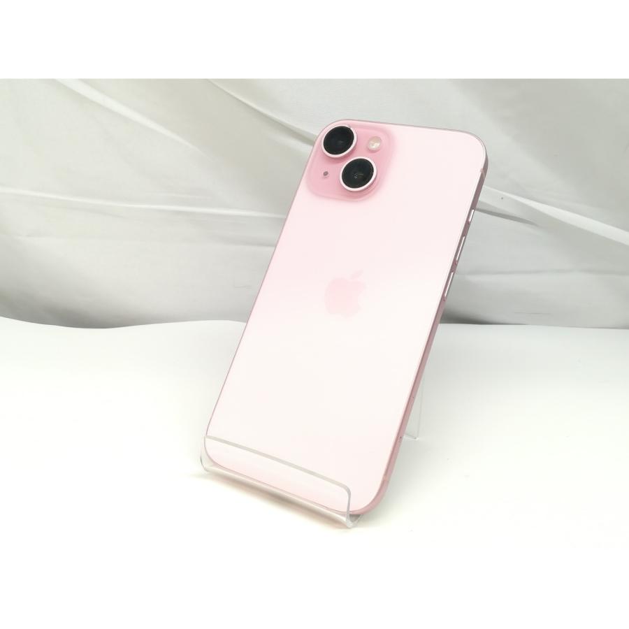 中古】Apple 国内版 【SIMフリー】 iPhone 15 128GB ピンク MTMJ3J/A 