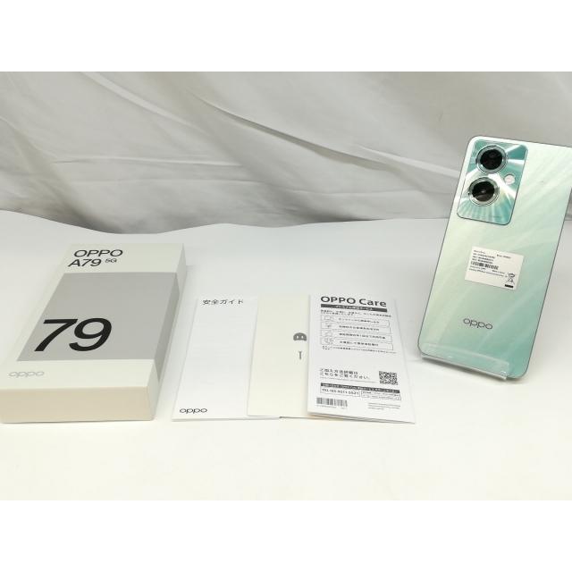 中古】Oppo 国内版 【SIMフリー】 OPPO A79 5G 4GB 128GB グロー