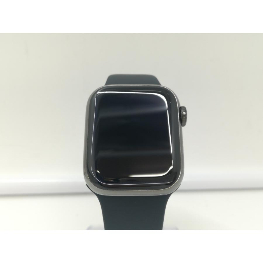 中古】Apple Watch Series8 41mm Cellular グラファイトステンレス 