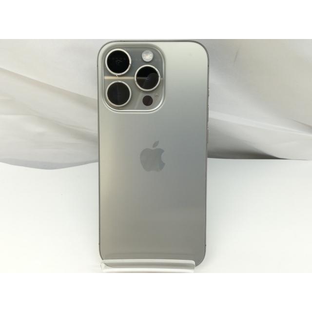 【中古】Apple au 【SIMフリー】 iPhone 15 Pro 1TB ナチュラルチタニウム MTUT3J/A【仙台駅東口】保証期間１ヶ月【ランクA】の画像