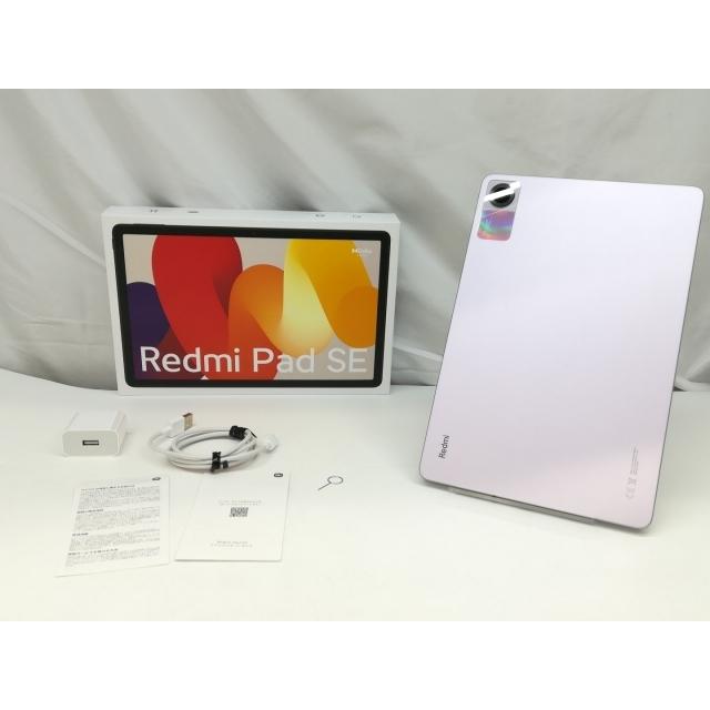 【美品】タブレット　Redmi Pad SEタブレット本体 ラベンダーパープル Redmi Xiaomi シャオミ Pad SE 4GB/128GB ラベンダーパープル イオン