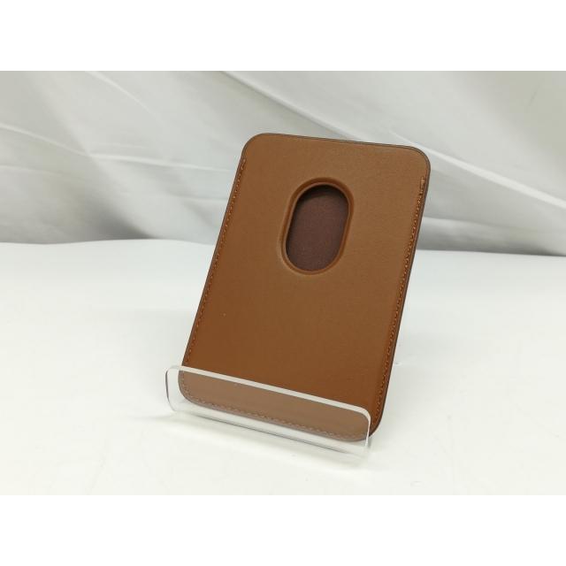 中古】Apple MagSafe対応iPhoneレザーウォレット サドルブラウン