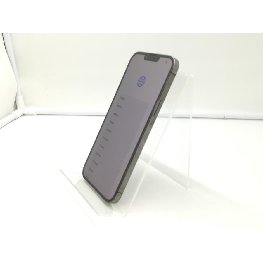 【中古】【赤ロム保証あり】Apple au 【SIMフリー】 iPhone 13 Pro Max 256GB グラファイト MLJ83J/A【札幌】保証期間１ヶ月【ランクA】の画像