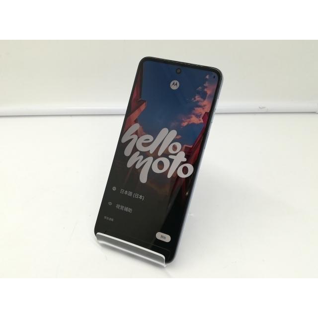 中古】MOTOROLA ymobile 【SIMフリー】 moto g64y 5G シルバーブルー