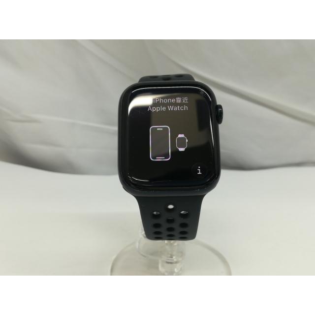 中古】Apple Apple Watch Nike Series7 GPS 45mm ミッドナイトアルミ 