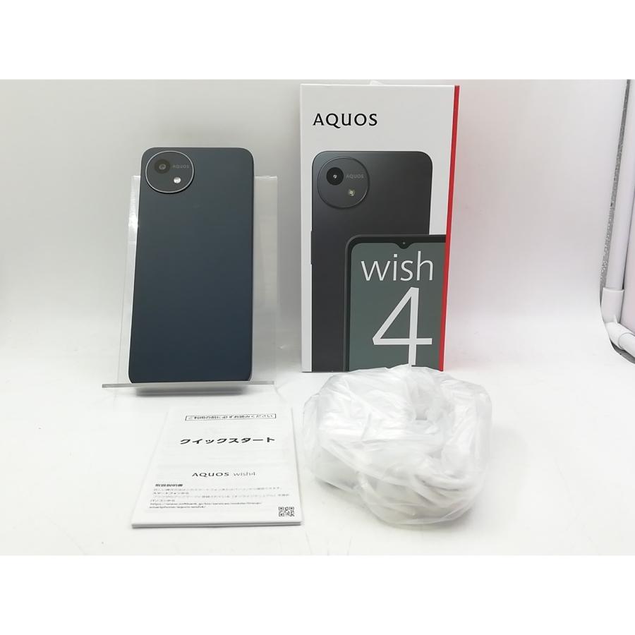 未使用】SHARP SoftBank 【SIMフリー】 AQUOS wish4 ブラック 4GB 64GB