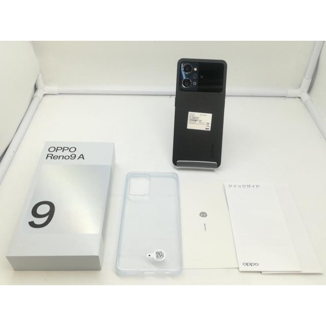 中古】Oppo 楽天モバイル 【SIMフリー】 OPPO Reno9 A ナイトブラック