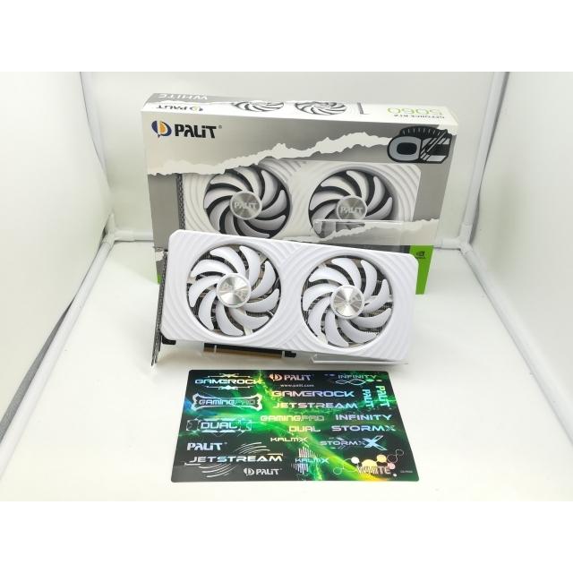 中古】Palit GeForce RTX 5060 WHITE OC 8GB(NE75060U19P1-GB2063M