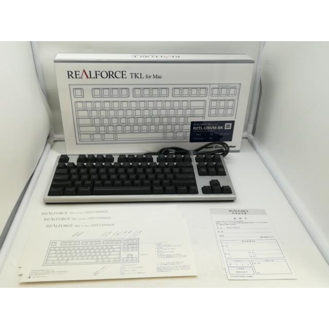 中古】東プレ REALFORCE TKL for Mac R2TL-USVM-BK [英語配列/変荷重