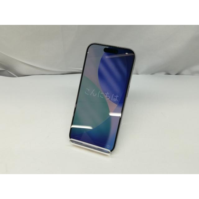 【中古】Apple 国内版 【SIMフリー】 iPhone 15 Pro 128GB ホワイトチタニウム MTU83J/A【札幌】保証期間１ヶ月【ランクA】の画像