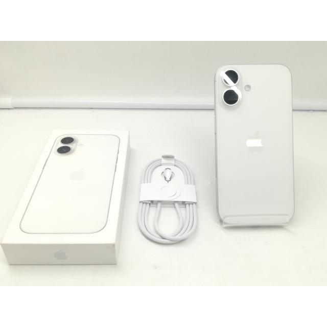 中古】Apple 国内版 【SIMフリー】 iPhone 16 128GB ホワイト MYDR3J/A