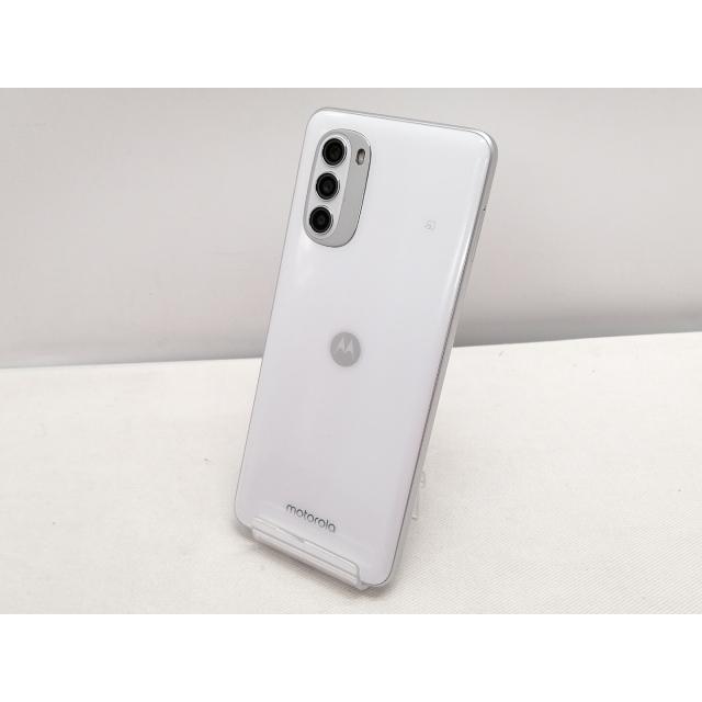 中古】MOTOROLA 国内版 【SIMフリー】 moto g52j 5G パールホワイト 