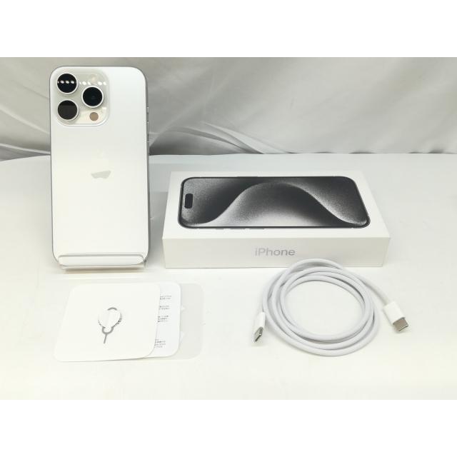 中古】Apple 国内版 【SIMフリー】 iPhone 15 Pro 128GB ホワイト