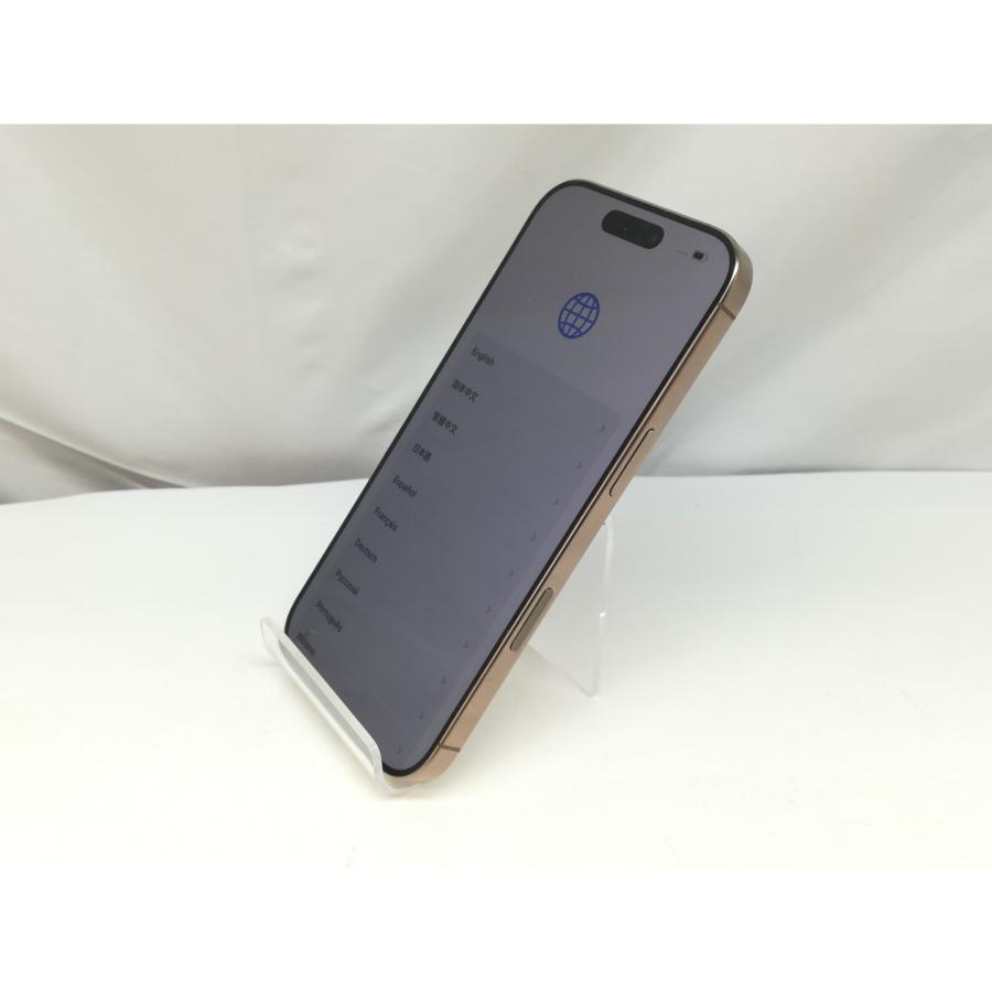 【中古】Apple au 【SIMフリー】 iPhone 16 Pro 128GB デザートチタニウム MYMX3J/A【仙台イービーンズ】保証期間１ヶ月【ランクA】の画像