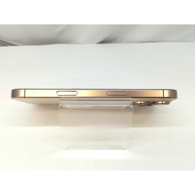 【中古】Apple au 【SIMフリー】 iPhone 16 Pro 128GB デザートチタニウム MYMX3J/A【仙台イービーンズ】保証期間１ヶ月【ランクA】の画像