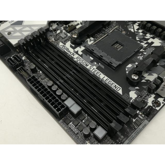 中古】ASRock B550M Steel Legend B550/AM4/2.5GbitLAN/MicroATX【札幌