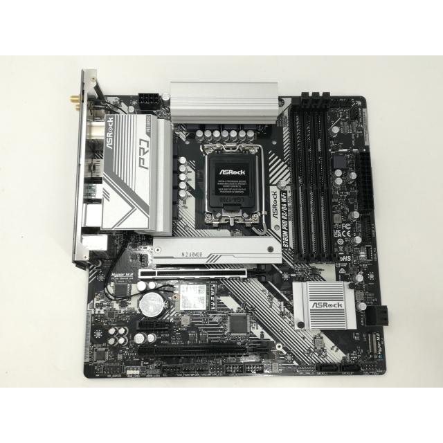 中古】ASRock B760M Pro RS/D4 WiFi B760(DDR4)/LGA1700/MicroATX