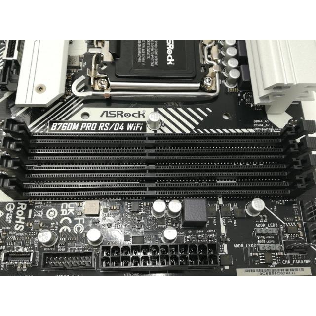 中古】ASRock B760M Pro RS/D4 WiFi B760(DDR4)/LGA1700/MicroATX