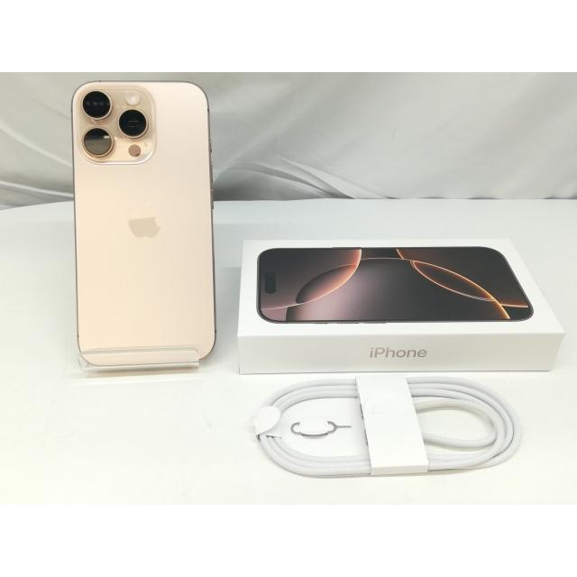 新品同様 iPhone16Pro 256GB デザート 国内版 SIMフリー iPhone ☆Appleストア版 国内正規SIMフリー iPhone16Pro 256GB