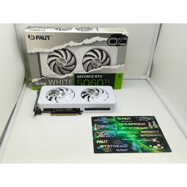 中古】Palit GeForce RTX 5060 Ti White OC 16GB(NE7506TU19T1-GB2061M
