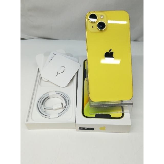 中古】Apple 国内版 【SIMフリー】 iPhone 14 128GB イエロー MR3Q3J/A