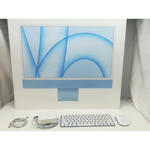 中古】Apple iMac 24インチ CTO (M1・2021) ブルー M1(CPU:8C/GPU:8C