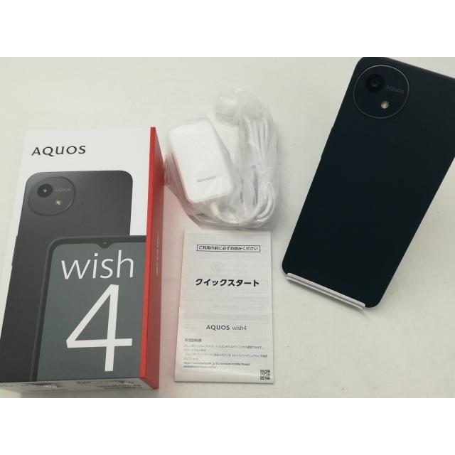 未使用】SHARP SoftBank 【SIMフリー】 AQUOS wish4 ブラック 4GB 64GB