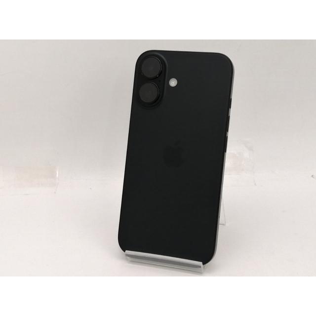 【中古】Apple 国内版 【SIMフリー】 iPhone 16 256GB ブラック MYDW3J/A【宇田川】保証期間１ヶ月【ランクB】の画像