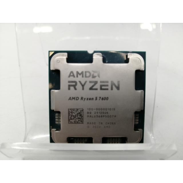 【中古美品】AMD Ryzen 5 7600 中古】AMD Ryzen 5 7600 (3.8GHz/TC:5.1GHz) BOX AM5/6C/12T/L3 32MB